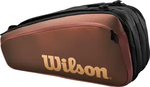 Сумка-рюкзак для тенісу Wilson PRO STAFF V14 SUPER TOUR 9 PACK бронзово-чорна WR8024501001