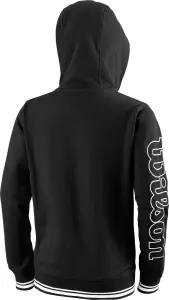 Толстовка детская Wilson TEAM II FZ HOODY черная WRA796701