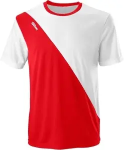 Футболка для тенісу Wilson TEAM II CREW біло-червона WRA794002