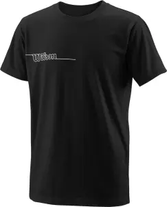 Футболка для тенісу дитяча Wilson TEAM II TECH TEE чорна WRA796601