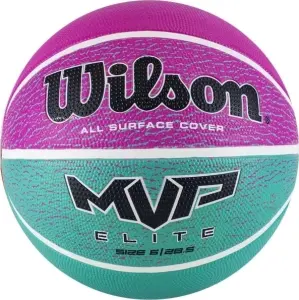 Баскетбольний м'яч Wilson MVP ELITE рожево-бірюзовий Розмір 6 WTB1463XB06