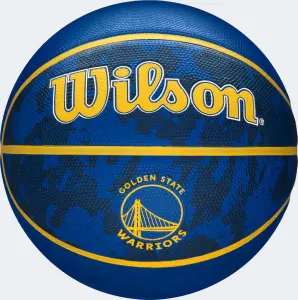 Баскетбольний набір Wilson NBA TEAM TIE-DYE GOLDEN STATE WARRIORS (м'яч і насос у подарунковій коробці) синьо-жовтий Розмір 7 WZ4007802XP