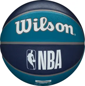 Баскетбольний м'яч Wilson NBA TEAM TRIBUTE CHARLOTTE HORNETS синьо-темно-синій Розмір 7 WTB1300XBCHA