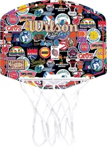 Набір баскетбольний дитячий Wilson NBA TEAM RETRO MINI HOOP різнокольоровий WZ6017301