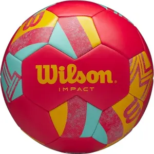 Футбольний м'яч Wilson IMPACT SB червоно-жовто-бірюзовий Розмір 5 WS3005002XB05