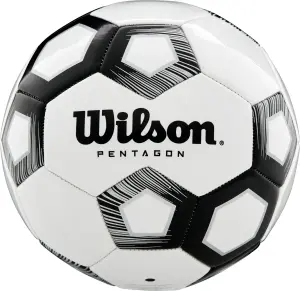 Футбольний м'яч Wilson PENTAGON біло-чорний Розмір 4 WTE8527XB04