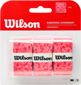Обмотка для ракеток Wilson ABSORBX OVERGRIP червона (3 штуки) WR8446501001