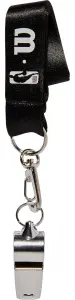 Свисток Wilson NBA BRASS WHISTLE WITH LANYARD срібно-чорний WTBA5000NBA