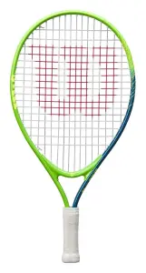 Ракетка для тенісу дитяча Wilson SLAM JR 19 зелено-синя WR172110