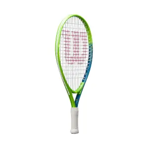 Ракетка для тенісу дитяча Wilson SLAM JR 19 зелено-синя WR172110