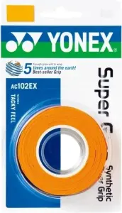 Обмотка для ракеток Yonex AC102-3 оранжева (3 штуки) AC102EX orange