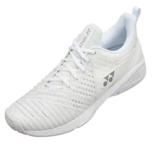 Кросівки тенісні жіночі Yonex SONICAGE 3 біло-сріблясті SHTS3LACEX white