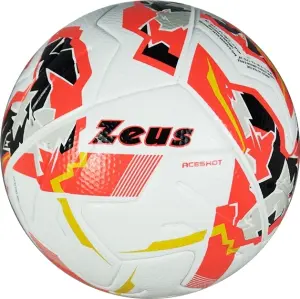 Футбольный мяч Zeus PALLONE ACESHOT BIANC бело-кораллово-желтый Размер 5 Z01548