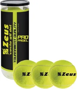Набір м'ячів для падел-теніс Zeus PALLINE PRO PADEL 3PZ жовтий (3 штуки) Z02034