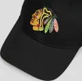 Кепка 47 Brand CHICAGO BLACKHAWKS BRANSON MESH черно-зеленая H-BRANS04CTP-BK
