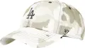 Кепка 47 Brand LOS ANGELES DODGERS DIGITAL STAR бело-бежевая DGTCU12PTS-GY