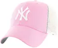 Кепка 47 Brand NEW YORK YANKEES BRANSON MESH рожево-біла B-BRANS17CTP-RSA