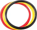 Кільця тренувальні AVK-Sport чорно-жовто-червоні (12 штук) AVK3-610-739-001
