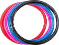 Кільця тренувальні AVK-Sport чорно-синьо-рожево-червоні (12 штук) AVK3-610-463-600-001