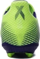 Бутсы детские Adidas X Ghosted.3 MG JR салатово-фиолетовые EG8212