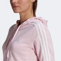 Толстовка женская Adidas 3S FT FZ HD розовая GL0805