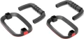 Упори для віджимань Adidas PERFORMANCE PUSH UP BARS чорно-червоні ADAC-12232