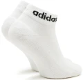 Шкарпетки Adidas LINEAR ANKLE CUSHIONED SOCKS 3P білі (3 пари) HT3457