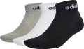 Шкарпетки Adidas LINEAR ANKLE CUSHIONED SOCKS 3P білі/сірі/чорні (3 пари) IC1304