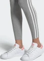 Кеды женские Adidas STAN SMITH бело-розовые EF6865