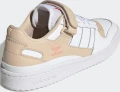 Кроссовки женские Adidas FORUM LOW бело-светло-коричневые GW0569