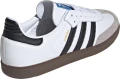 Кеды Adidas SAMBA OG бело-бежево-черные B75806