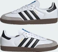 Кеды Adidas SAMBA OG бело-бежево-черные B75806