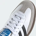 Кеды Adidas SAMBA OG бело-бежево-черные B75806