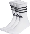 Шкарпетки Adidas 3-STRIPES CUSHIONED CREW 3P білі (3 пари) HT3458