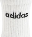 Шкарпетки Adidas LINEAR CREW CUSHIONED 3P білі (3 пари) HT3455