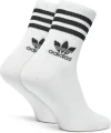 Шкарпетки Adidas MID CUT CREW 3P білі, сірі, чорні (3 пари) IL5023