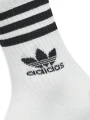 Шкарпетки Adidas MID CUT CREW 3P білі, сірі, чорні (3 пари) IL5023