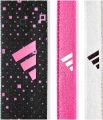 Повязки на голову Adidas HAIRBANDS (GRAPHIC) 3PK белая, розовая, черная (3 штуки) ADAC-16160