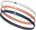 Повязки на голову Adidas HAIRBANDS 3PK белая, коралловая, темно-синяя (3 штуки) ADAC-16204