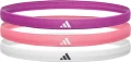 Пов'язки на голову Adidas HAIRBANDS 3PK рожева, фіолетова, біла (3 штуки) ADAC-16198