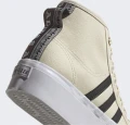 Кеди жіночі Adidas NIZZA PLATFORM MID бежево-чорні H00641