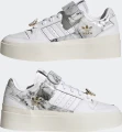 Кроссовки женские Adidas FORUM BONEGA бело-серые GY1541