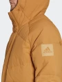 Пуховик Adidas BIG BAFFLE COAT світло-коричневий HN9928