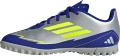 Сороконожки (шиповки) детские Adidas F50 CLUB MESSI TF JUNIOR серебряно-темно-сине-лимонные IH0923