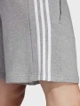 Шорти Adidas ESSENTIALS FRENCH TERRY 3-STRIPES SHORTS сірі IC9437