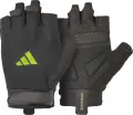 Рукавички для тренінгу Adidas ESSENTIAL TRAINING GLOVES чорно-салатові L ADGB-15003GN