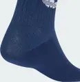 Носки Adidas 3-STRIPES CREW 3P белые, темно-синие (3 пары) JV7408