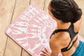 Коврик для йоги Adidas TIE-DYE YOGA MAT розово-белый ADYG-10200PK