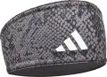 Повязка на голову Adidas REVERSIBLE HEADBAND черно-серая ADAC-16300BK