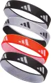 Резинки для волосся Adidas HAIR TIES чорні, біла, помаранчева (4 штуки) ADAC-16210